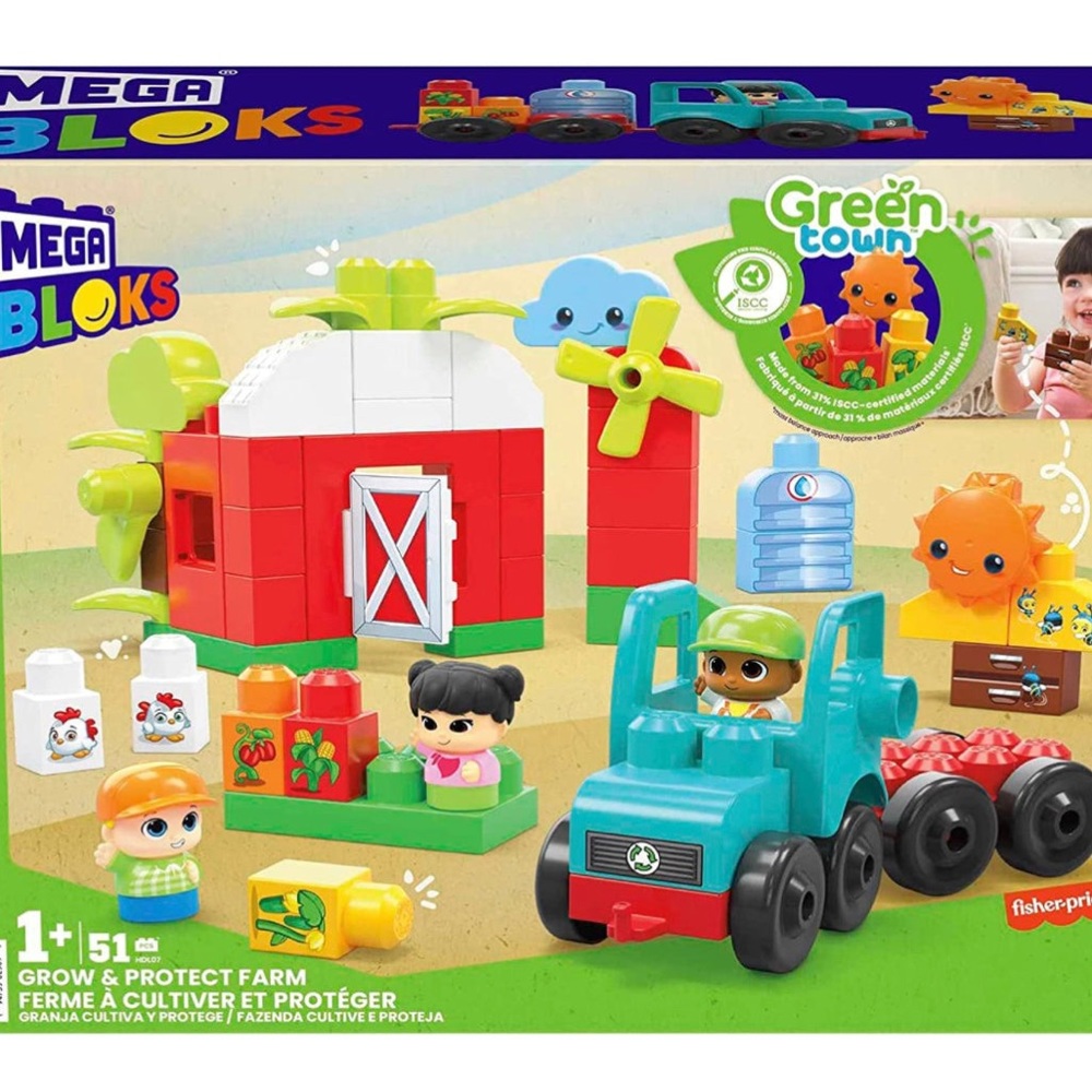 🆕 MEGA BLOKS Fisher-Price Grow & Protect Farm